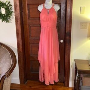 Dress by Eliza J, size 8, coral color.